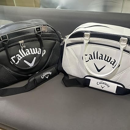 キャロウェイ　2WAY ボストンバッグ　ロッカーバッグ　大容量収納 Callaway キャロウェイ 2WAYロッカーバッグ 白×ネイビー×レッド